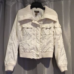 Forever 21 cream/off white Jacket/Coat